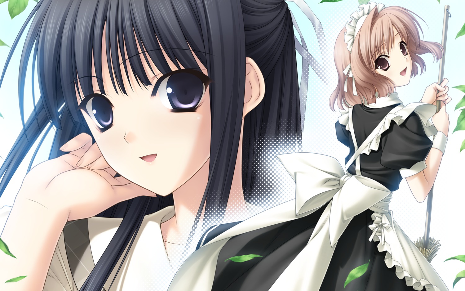 Sphere Suzuhira Hiro Yosuga No Sora Migiwa Kazuha Nogisaka Motoka Maid Wallpaper